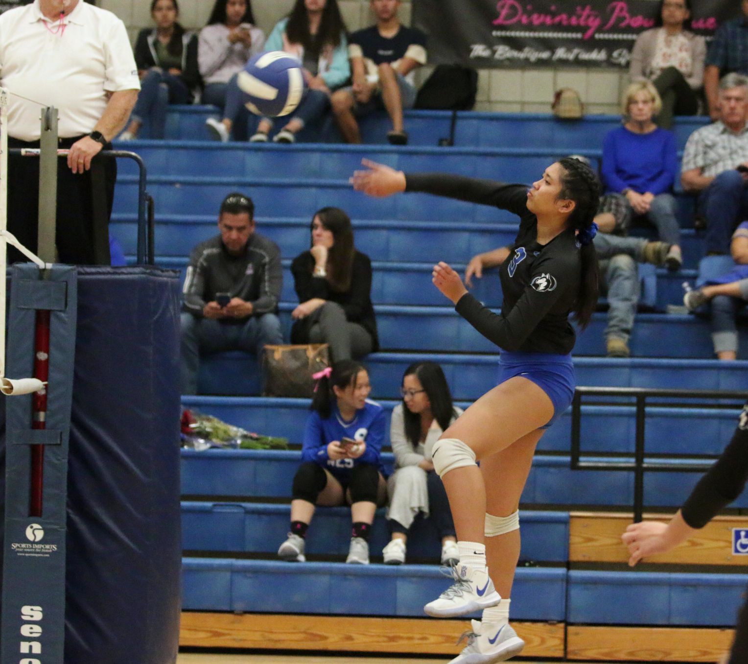 Huskies show heart in loss to Monarchs on Senior Night